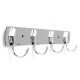 1/3/4/5 Hooks Stainless Clothes Wall Hanger Bathroom Towel Rack