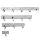 1/3/4/5 Hooks Stainless Clothes Wall Hanger Bathroom Towel Rack