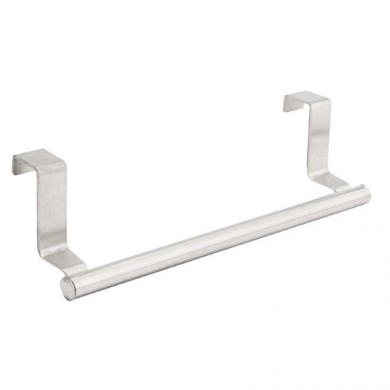 23cm Towel Bar Bathroom Kitchen Towel Rack Single Layer Over Door Cupboard Hanger Hotel Bath Stainless Steel Towel Holder