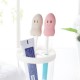 2PCS Cute Smile Face Toothbrush Head Boxes Holder Travel Portable Toothbrush Head Stopper Bathroom Accessories Sets