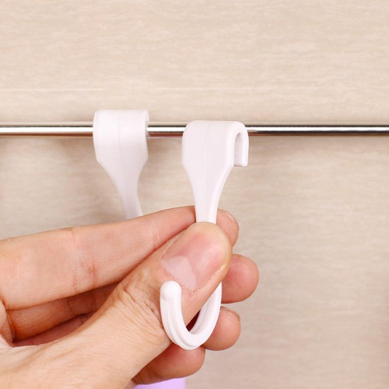 Plastic Small Portable Hook Bathroom Accessories Clasps Single Hook