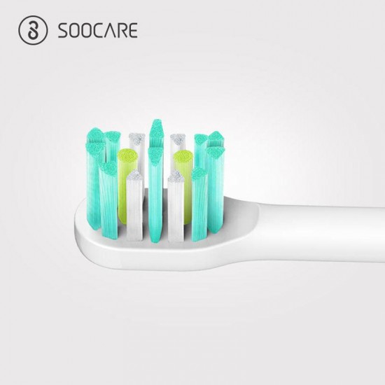 2Pcs Xiaomi SOOCAS-X3 ToothBrush Head Black for Smart Wireless Waterproof Electric Toothbrush