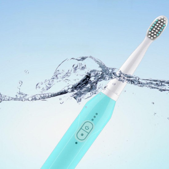 3 Brush Modes Essence Sonic Electric Wireless USB Rechargeable Toothbrush IPX7 Waterproof With 3 Toothbrush Head
