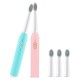3 Brush Modes Essence Sonic Electric Wireless USB Rechargeable Toothbrush IPX7 Waterproof With 3 Toothbrush Head
