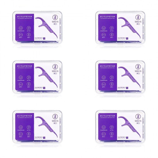 300pcs Xiaomi Soocas Professional Dental Flosser Ergonomic Design FDA Testing Food Grade