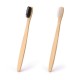 4pcs Eco Friendly Bamboo Charcoal Soft Fine Bristles Bamboo Handle Manual Toothvrushs for Adult
