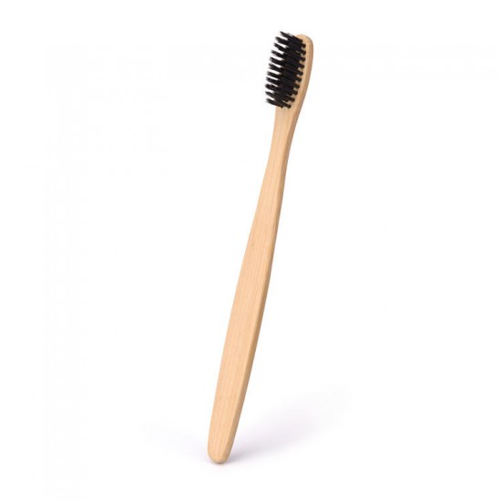 4pcs Eco Friendly Bamboo Charcoal Soft Fine Bristles Bamboo Handle Manual Toothvrushs for Adult