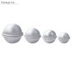 4 Set 8 Pieces Aluminium Bathroom Metal Bath Bomb Mold Fizzy Crafting DIY Mould Tool