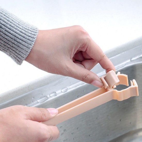 Sink Pendant Storage Sponge Holder Faucet Clip Dish Rack Drain Shelf Towel Dry Organizer