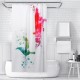 180x180CM / 70.9"x70.9" 3D Bathroom Waterproof Shower Curtain Mermaid Pattern With 12 Plastic Hooks