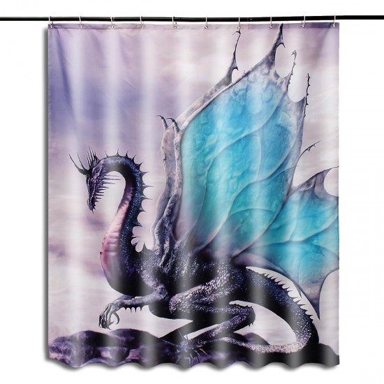 Custom Dragon Waterproof Bathroom Shower Curtain Bathroom Decor 60 x 72 Inch