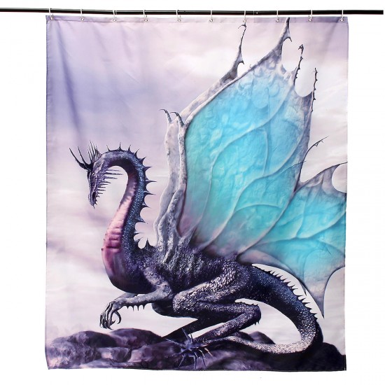 Custom Dragon Waterproof Bathroom Shower Curtain Bathroom Decor 60 x 72 Inch