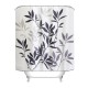 Honana 71" x 71" Leaves Fabric Shower Curtain European Printing Waterproof Anti-mildew Bathroom Curtain