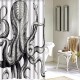 Octopus Bathroom Waterproof Shower Curtain Polyester Fabric Bathroom Curtain