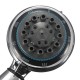 5-Mode Chrome Bathroom Handheld Shower Head Set With 1.5m Hose