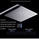 8 Inch Stainless Steel Bathroom Square Silver Pressurize Rainfall Shower Head Chrome Finish