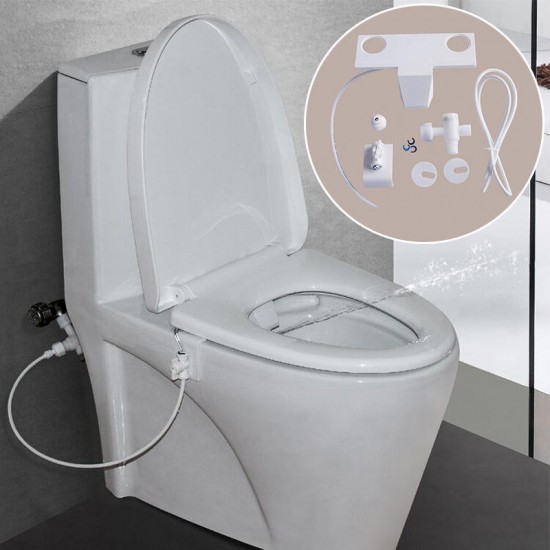 Honana Home Bathroom Universal Type Simple Using Toilet Spray Bidet Female Hygeian Flushing Device