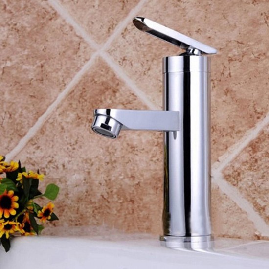 Bathroom Kitchen Wash Basin Faucet Two Hole Hot&Cold Mixer Water Taps