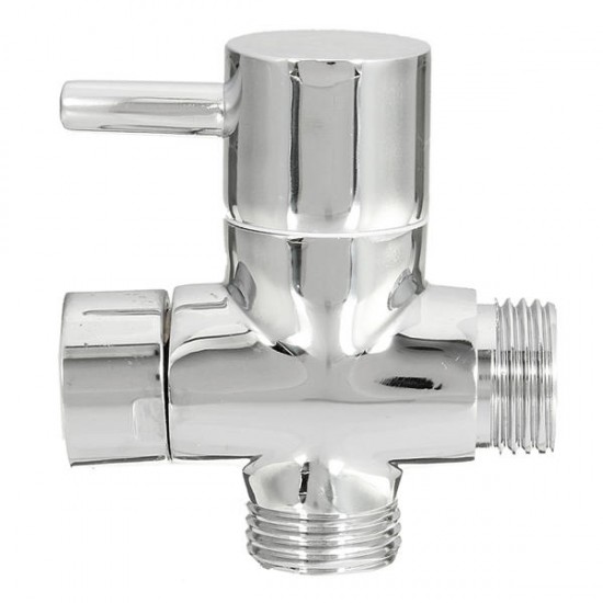 Brass 3 ways T-adapter Diverter Valve Water Pipe Switching Valve Faucet Accessory Brass 3 ways T-adapter Diverter Valve Water Pipe Switching Valve Faucet Accessory