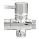 Brass 3 ways T-adapter Diverter Valve Water Pipe Switching Valve Faucet Accessory Brass 3 ways T-adapter Diverter Valve Water Pipe Switching Valve Faucet Accessory