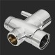 Brass 3 ways T-adapter Diverter Valve Water Pipe Switching Valve Faucet Accessory Brass 3 ways T-adapter Diverter Valve Water Pipe Switching Valve Faucet Accessory