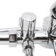 Chrome Brass Shower Head Set Supercharged Hot Cold Shower Faucet with Hand Shower Tub Mixer Tap Chrome Brass Shower Head Set Supercharged Hot Cold Shower Faucet with Hand Shower Tub Mixer Tap