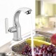 Chrome Finish Single Lever Home Bathroom Basin Faucet Spout Sink Cold Water Tap