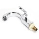 Chrome Finish Single Lever Home Bathroom Basin Faucet Spout Sink Cold Water Tap Chrome Finish Single Lever Home Bathroom Basin Faucet Spout Sink Cold Water Tap
