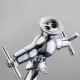 Creative Dolphin Shape Double Handle Basin Sink Mixer Tap Chrome Finish Faucet Creative Dolphin Shape Double Handle Basin Sink Mixer Tap Chrome Finish Faucet