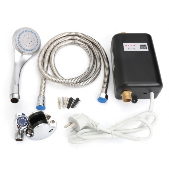 3.8kW 220V Tankless Instant Electric Hot Water Heater System Bathroom Kitchen Shower Set 3.8kW 220V Tankless Instant Electric Hot Water Heater System Bathroom Kitchen Shower Set