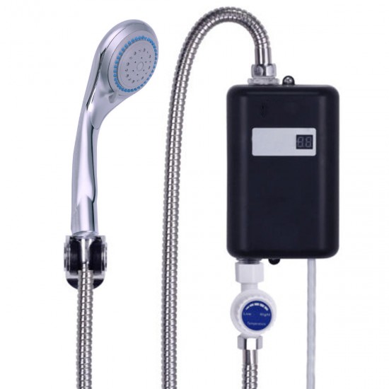 3.8kW 220V Tankless Instant Electric Hot Water Heater System Bathroom Kitchen Shower Set 3.8kW 220V Tankless Instant Electric Hot Water Heater System Bathroom Kitchen Shower Set