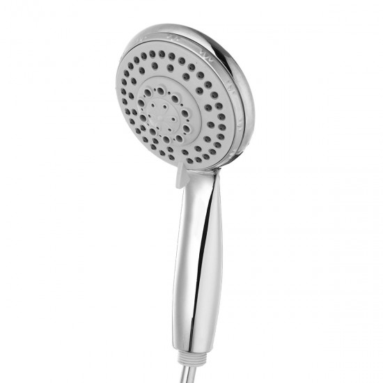 Adjustable Shower Head Bathroom Handheld Five Shower Modes Showerhead Wall Mounted