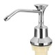 220ml White Kitchen Chrome Liquid Soap Dispenser Bathroom Sink Pump Bottles