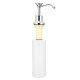 220ml White Kitchen Chrome Liquid Soap Dispenser Bathroom Sink Pump Bottles