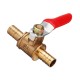 8/10mm Hose Barb Inline Brass Shutoff Mini Ball Valve Pipe Fitting 180° Handle Water Gas Fuel Line 8/10mm Hose Barb Inline Brass Shutoff Mini Ball Valve Pipe Fitting 180° Handle Water Gas Fuel Line