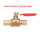 8/10mm Hose Barb Inline Brass Shutoff Mini Ball Valve Pipe Fitting 180° Handle Water Gas Fuel Line 8/10mm Hose Barb Inline Brass Shutoff Mini Ball Valve Pipe Fitting 180° Handle Water Gas Fuel Line
