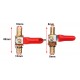 8/10mm Hose Barb Inline Brass Shutoff Mini Ball Valve Pipe Fitting 180° Handle Water Gas Fuel Line 8/10mm Hose Barb Inline Brass Shutoff Mini Ball Valve Pipe Fitting 180° Handle Water Gas Fuel Line