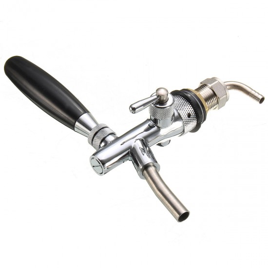 Adjustable Draft Beer Faucet Home Brew Dispenser with Flow Controller For Keg Tap G5/8 Shank Adjustable Draft Beer Faucet Home Brew Dispenser with Flow Controller For Keg Tap G5/8 Shank
