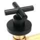 Black Wall Mounted Basin Hot Cold Mixing Faucet Mixer Tap for Bath Bathroom Kitchen Black Wall Mounted Basin Hot Cold Mixing Faucet Mixer Tap for Bath Bathroom Kitchen