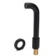 Black Wall Mounted Basin Hot Cold Mixing Faucet Mixer Tap for Bath Bathroom Kitchen Black Wall Mounted Basin Hot Cold Mixing Faucet Mixer Tap for Bath Bathroom Kitchen