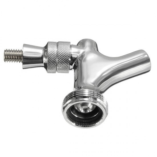 Chrome Draft Home Brew Beer Faucet Tap for Kegerator Tower Draft