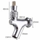 Chrome Draft Home Brew Beer Faucet Tap for Kegerator Tower Draft