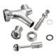 Chrome Draft Home Brew Beer Faucet Tap for Kegerator Tower Draft