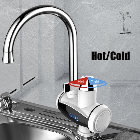 220V 3000W Electric Faucet Instant Hot Water Heater Tap Home Bathroom Kitchen Faucet