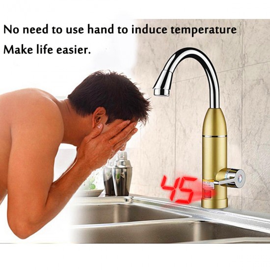220V 3000W Instant Electric Tankless Cold/Hot Water Heater Shower System Tap Faucet Digital Display 220V 3000W Instant Electric Tankless Cold/Hot Water Heater Shower System Tap Faucet Digital Display