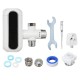 220V 3000W Tankless Electric Water Heater Faucet LCD Display 3s Instant Heating Tap 220V 3000W Tankless Electric Water Heater Faucet LCD Display 3s Instant Heating Tap