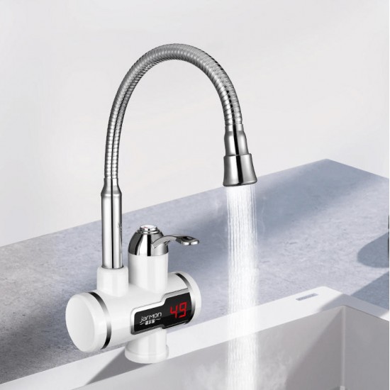 220V 3000W Tankless Instant Heating Sink Tap 360° Digital Display Electric Water Heater Faucet EU 220V 3000W Tankless Instant Heating Sink Tap 360° Digital Display Electric Water Heater Faucet EU