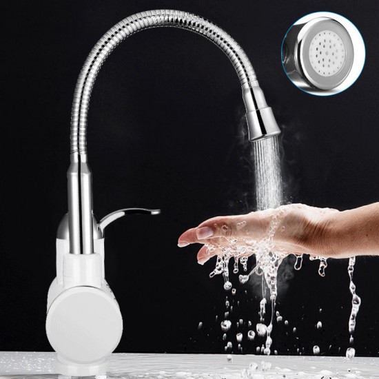 220V 3000W Tankless Instant Heating Sink Tap 360° Digital Display Electric Water Heater Faucet EU 220V 3000W Tankless Instant Heating Sink Tap 360° Digital Display Electric Water Heater Faucet EU