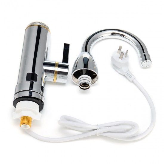 220V 3kW Instant Electric Hot Faucet Fast Water Heater Bathroom Kitchen Tap LED Display 220V 3kW Instant Electric Hot Faucet Fast Water Heater Bathroom Kitchen Tap LED Display