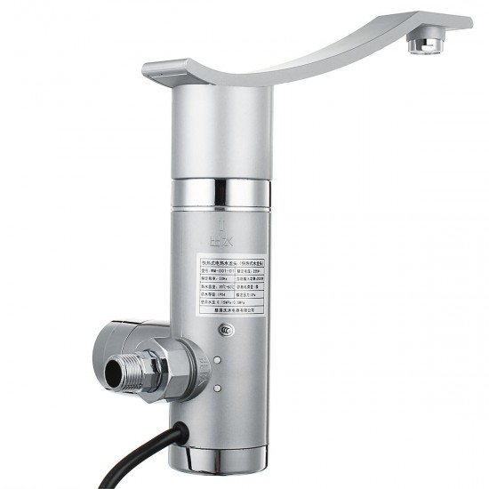 3000W 220V Instant Electric Faucet Lateral Inflow Bathroom Kitchen Hot Water Heating Tap 3000W 220V Instant Electric Faucet Lateral Inflow Bathroom Kitchen Hot Water Heating Tap